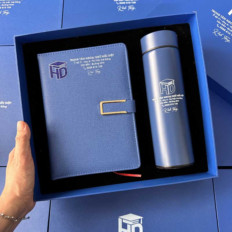 Set sổ bình in logo theo yêu cầu | BSPPR01