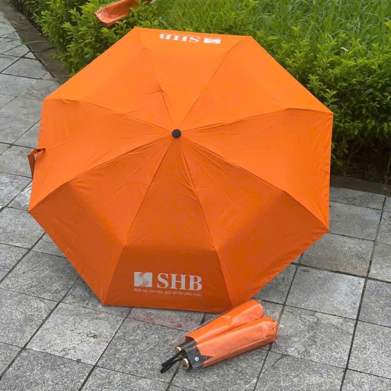 Ô cầm tay gấp 3 tự đẩy in logo OCTPPR04