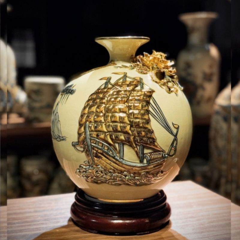 Bình hút tài lộc in họa tiết BHLPPR03