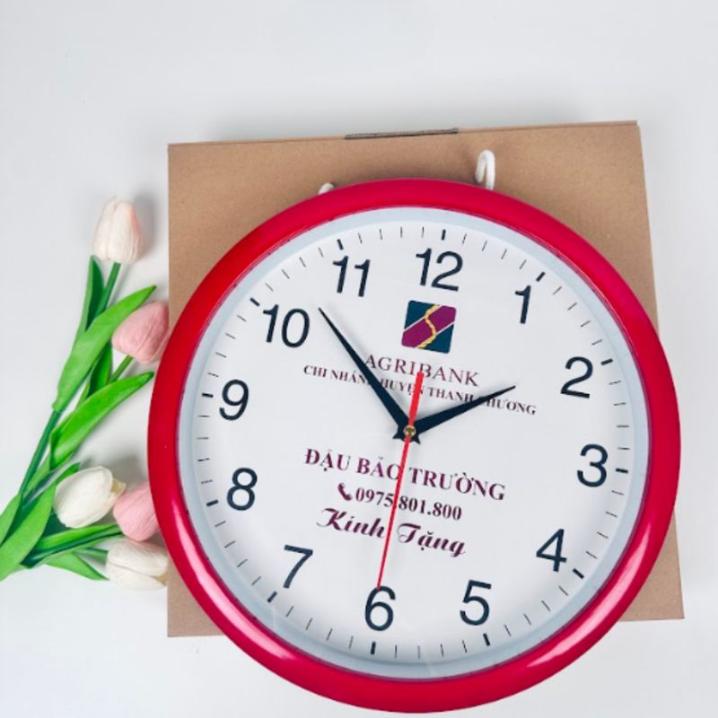 Đồng hồ tròn treo tường 30x30cm ĐHTPPR10