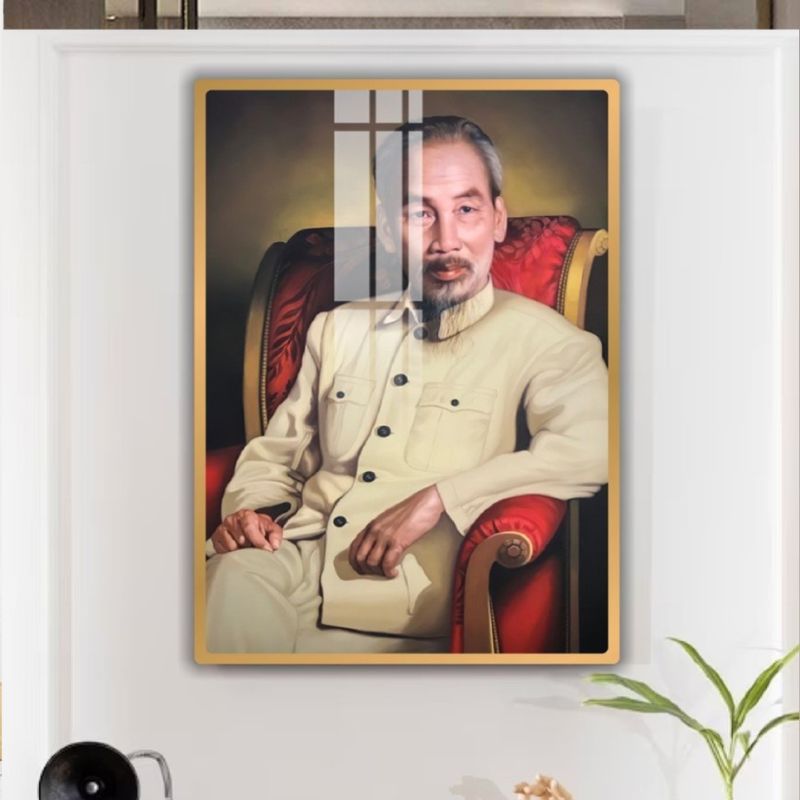 Tranh treo tường tráng vương viền khung gỗ cao cấp TTTPPR05