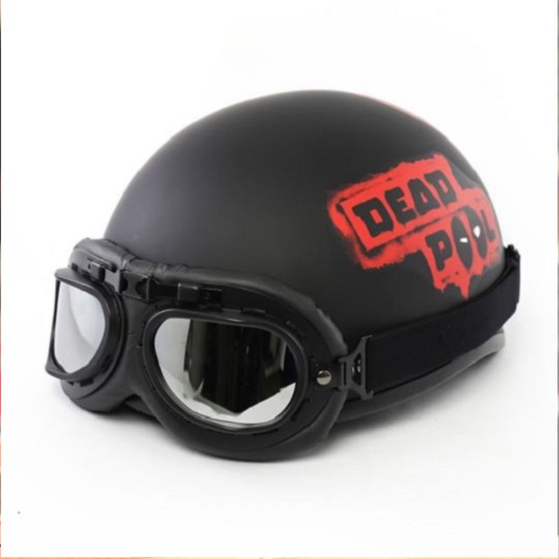 Mũ bảo hiểm nửa đầu có kính làm quà tặng MBHNĐPPR04