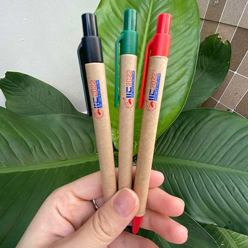 Bút Bi Vỏ Giấy In Logo Theo Yêu Cầu | BBIPPR06