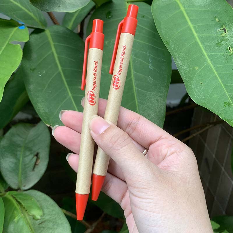 Bút Bi Vỏ Giấy In Logo Theo Yêu Cầu | BBIPPR06