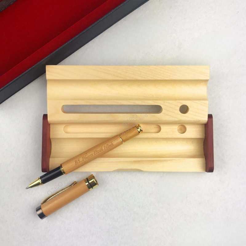 Bút Ký Vỏ Gỗ Khắc Logo Doanh Nghiệp Giá Rẻ | BKPPR01