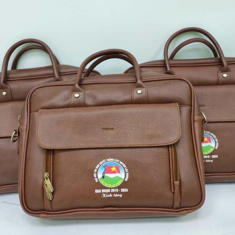 Cặp Da Nhiều Ngăn In Logo Theo Yêu Cầu | CDPPR04