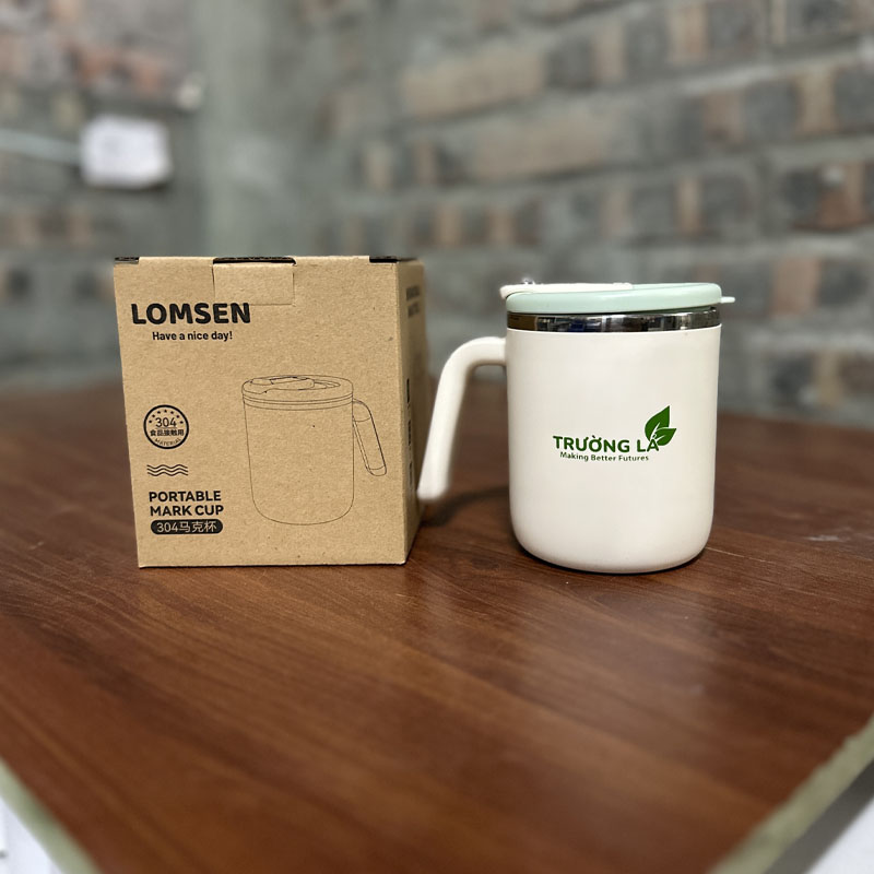 Cốc Giữ Nhiệt Lomsen In Logo Doanh Nghiệp | CGNPPR06