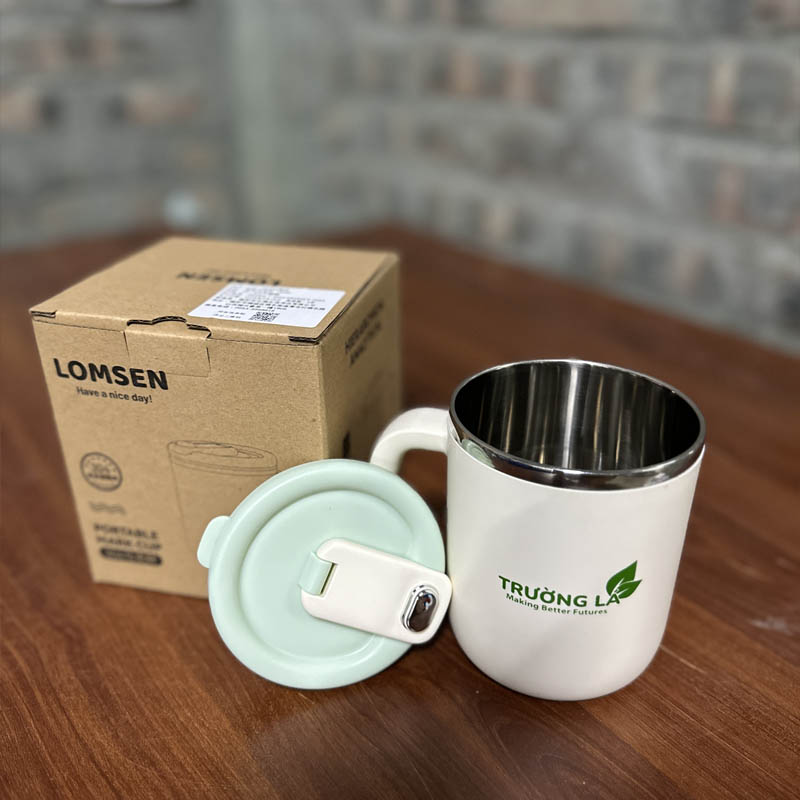 Cốc Giữ Nhiệt Lomsen In Logo Doanh Nghiệp | CGNPPR06