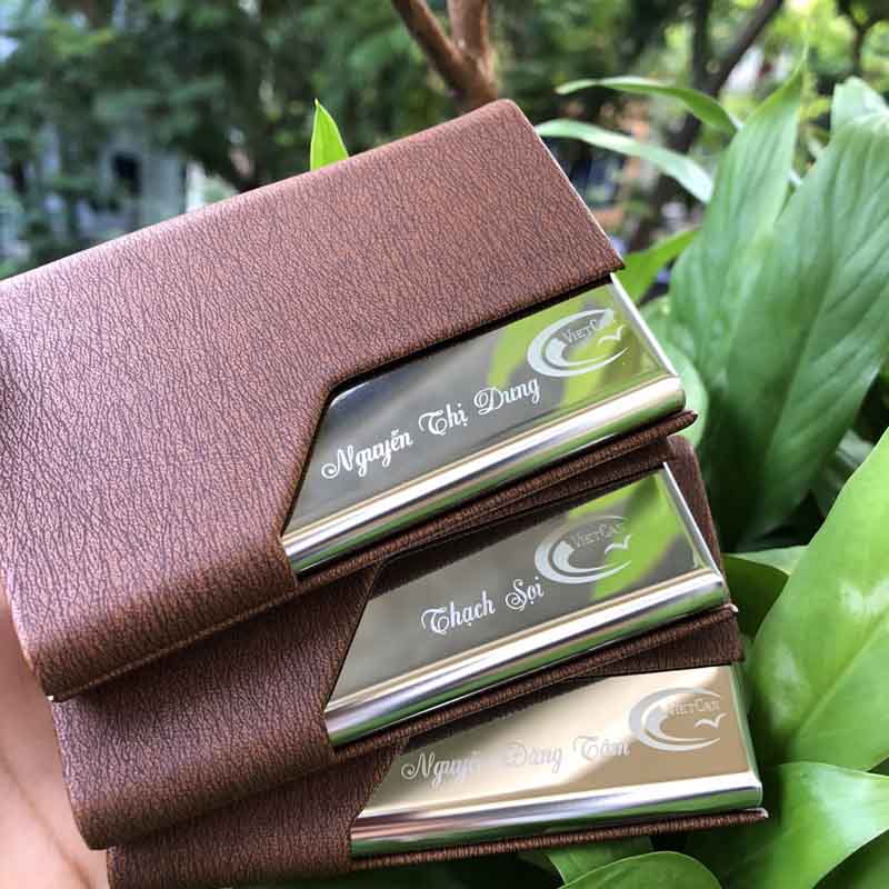 Hộp Namecard Cao Cấp Khắc Logo Theo Yêu Cầu | HNCPPR14