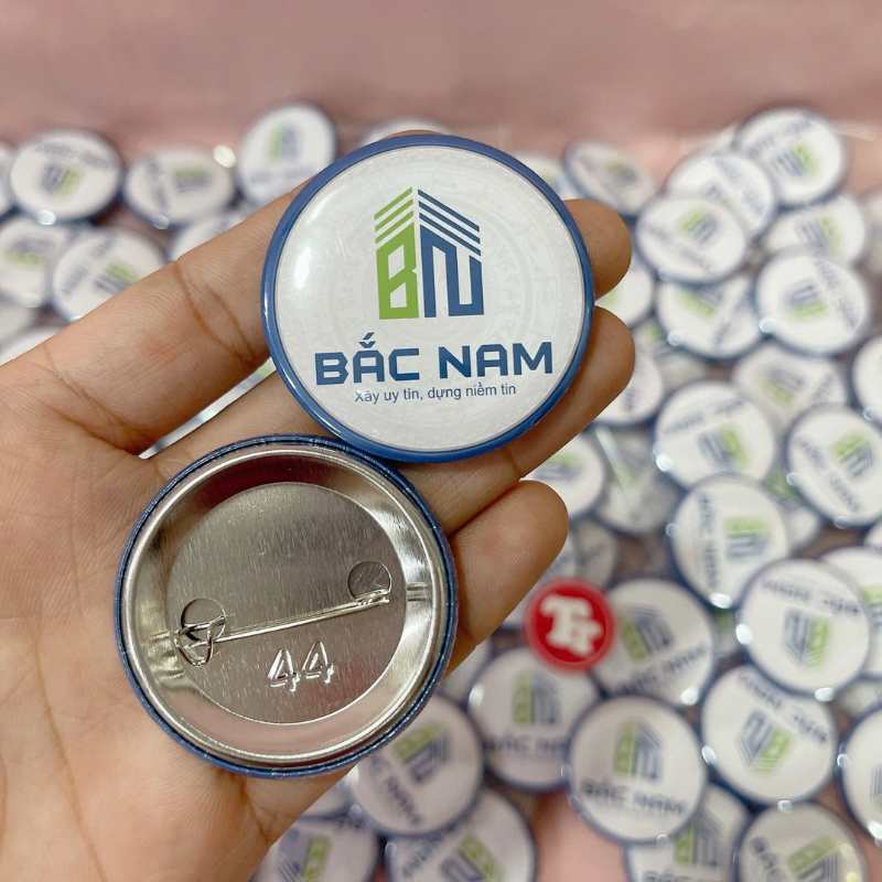 Pin Cài Áo Kim Loại In Theo Yêu Cầu | BTPPR04