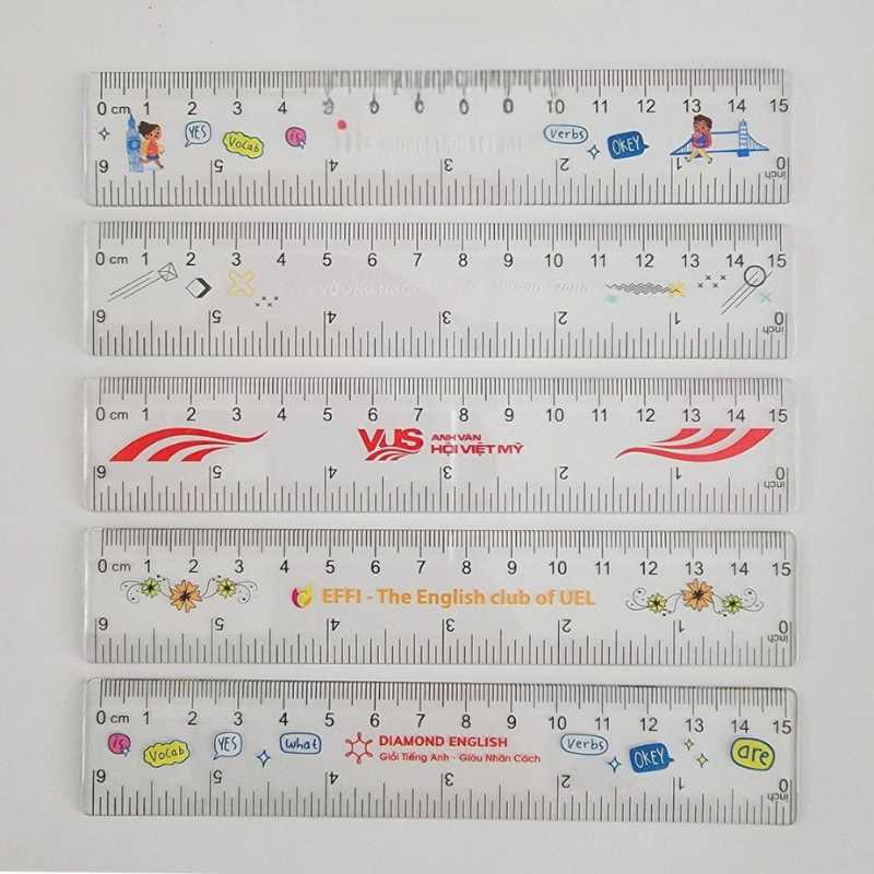 Thước Kẻ Nhựa In Logo Quà Tặng Doanh Nghiệp | TKPPR02