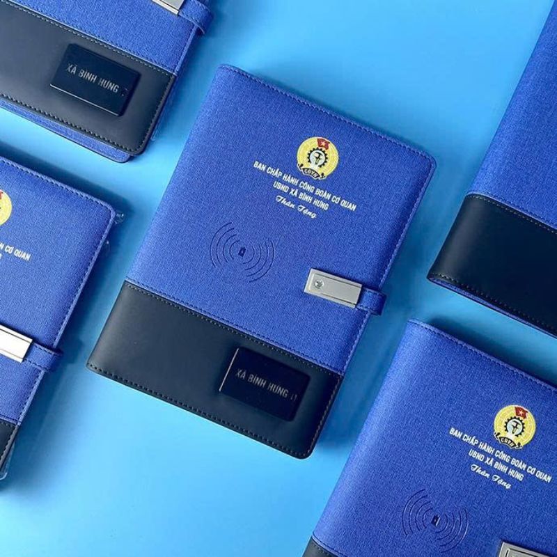 Sổ sạc công nghệ in logo thương hiệu SSPPR02