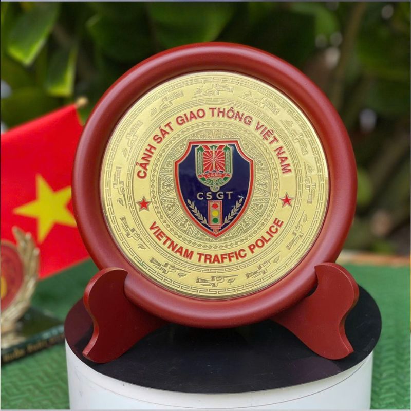 Biểu trưng gỗ đồng BTPPR01