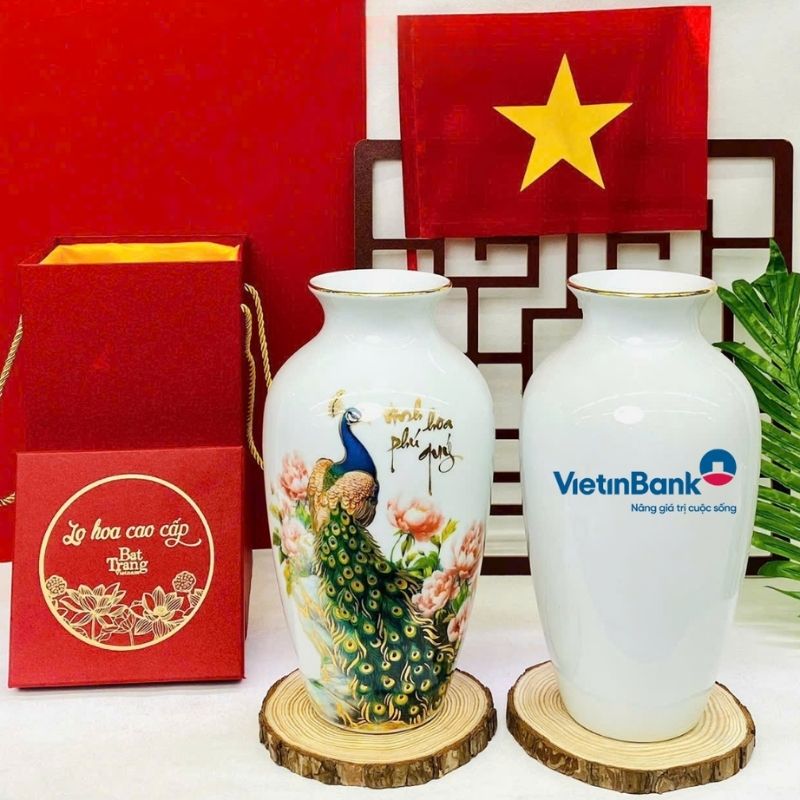 Bình cắm hoa sứ BHSPPR11