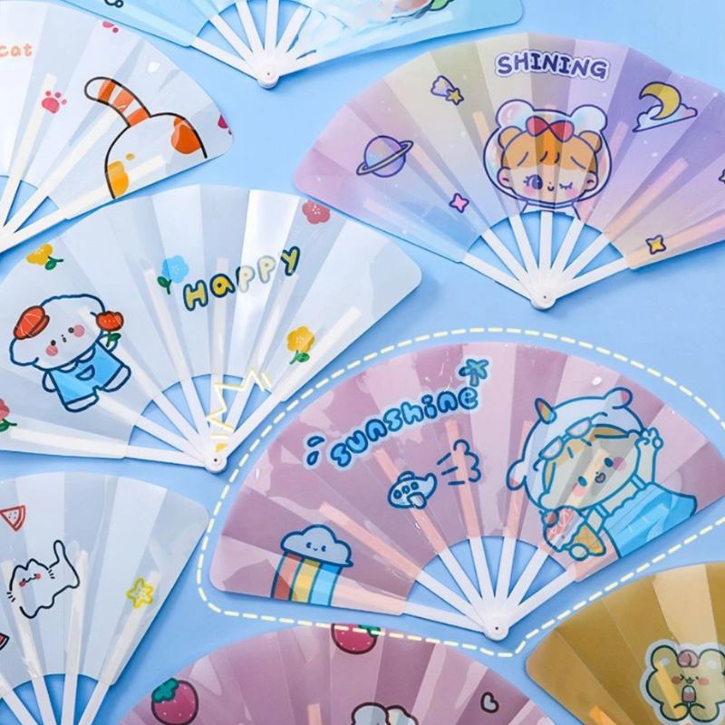 Quạt Cầm Tay In Hình Dễ Thương QCTPPR11