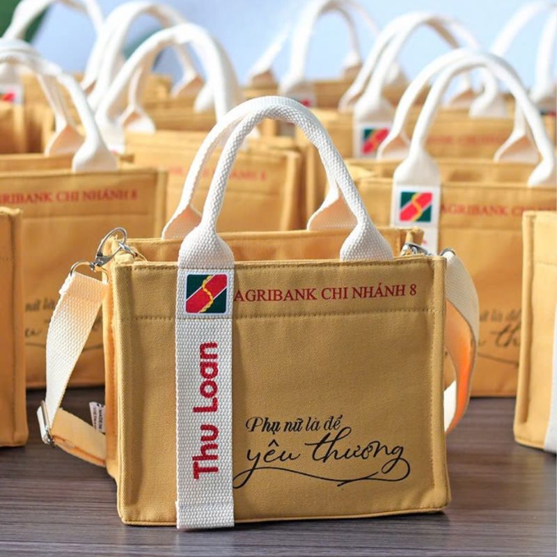 Túi vải canvas dạng hộp TVPPR06