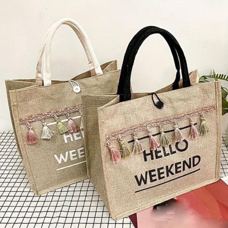 Túi Vải Đay In Tên Thương Hiệu TVPPR07