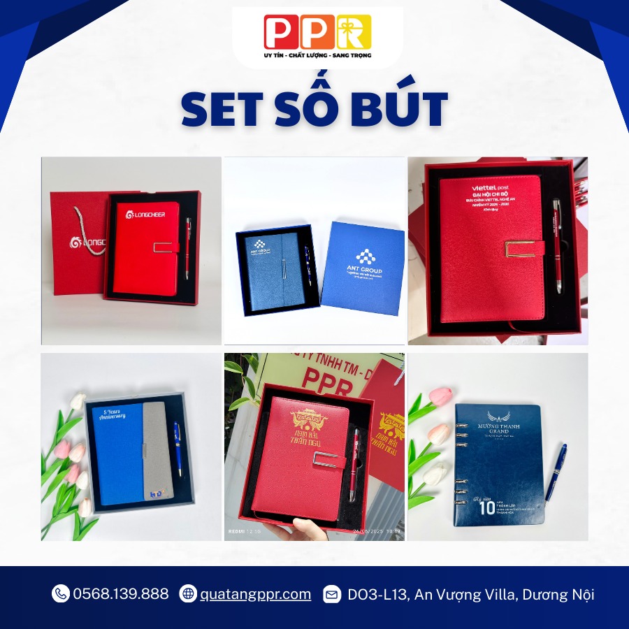 Set sổ bút