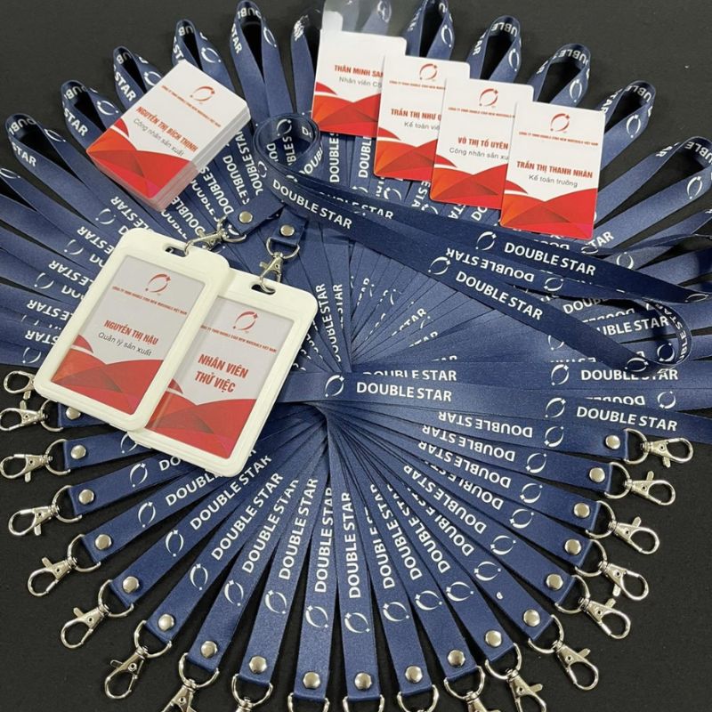 Dây đeo thẻ in logo thương hiệu DTPPR03