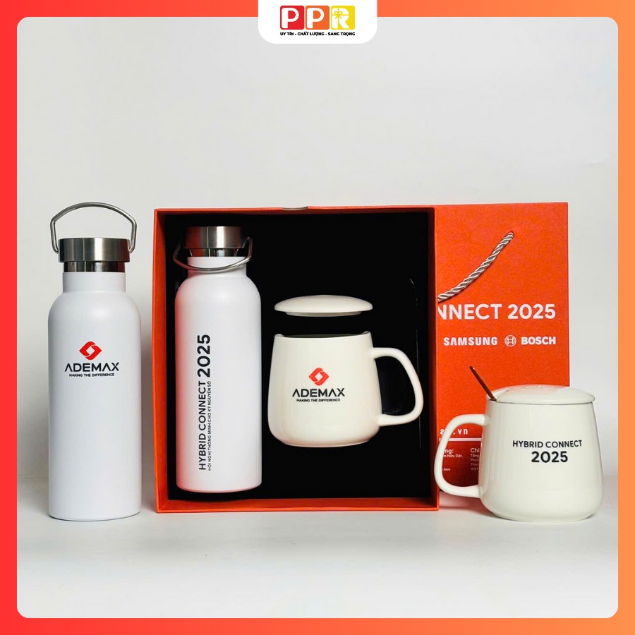 Set bình cốc sứ