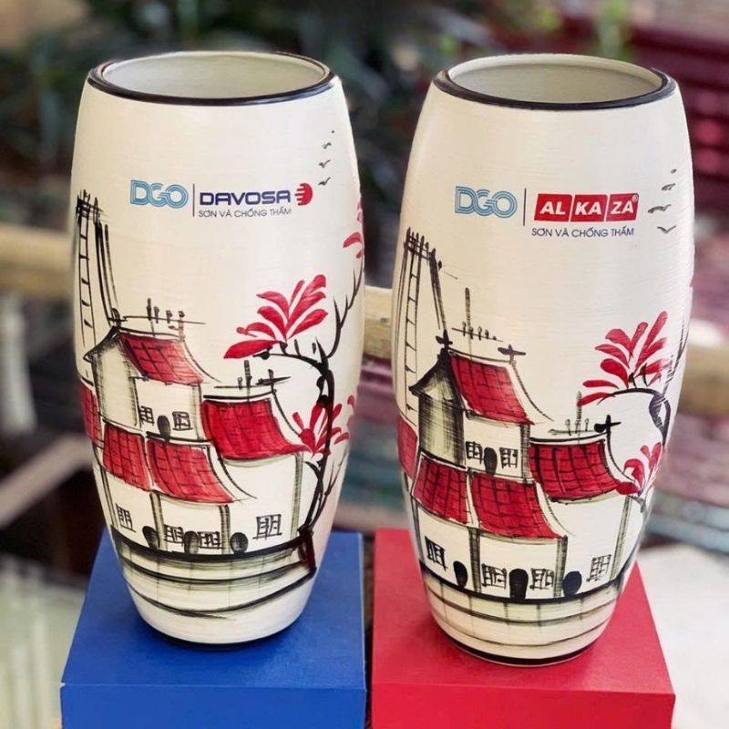 Bình cắm hoa sứ BHSPPR17