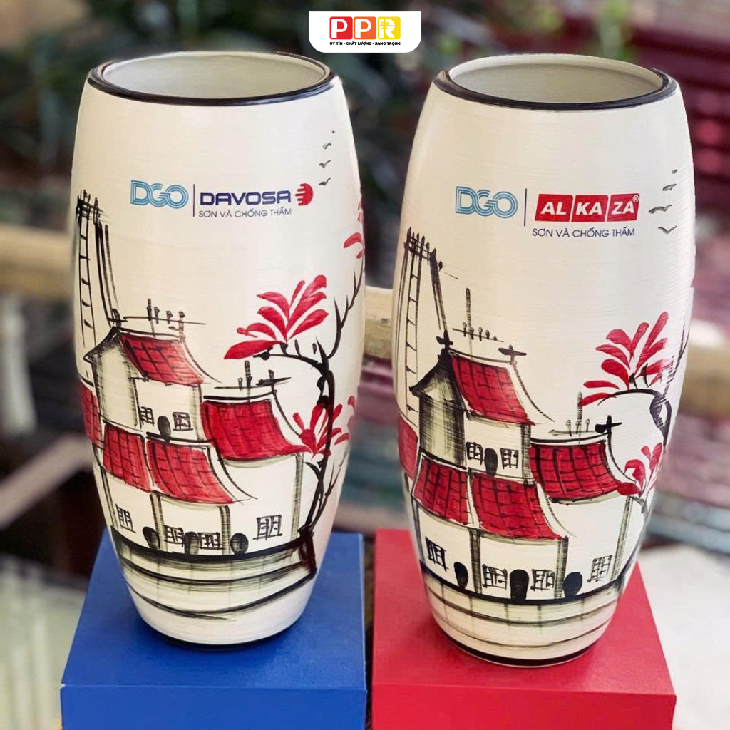 Bình cắm hoa sứ