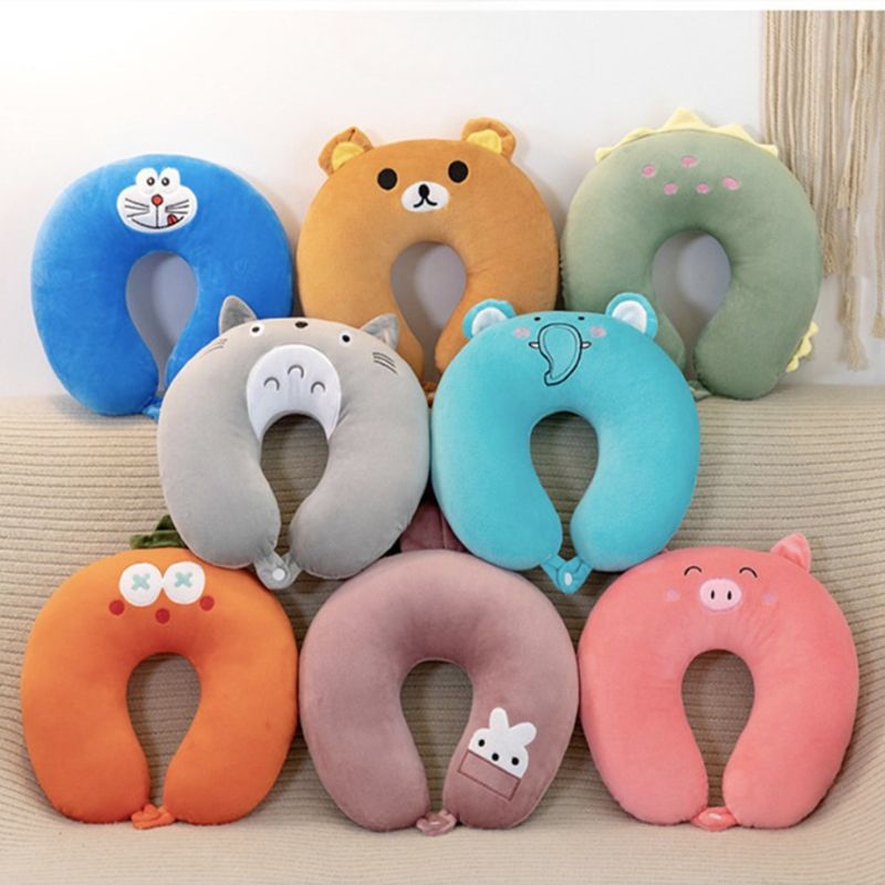 Gối chũ U hình động vật dễ thương GCUPPR03