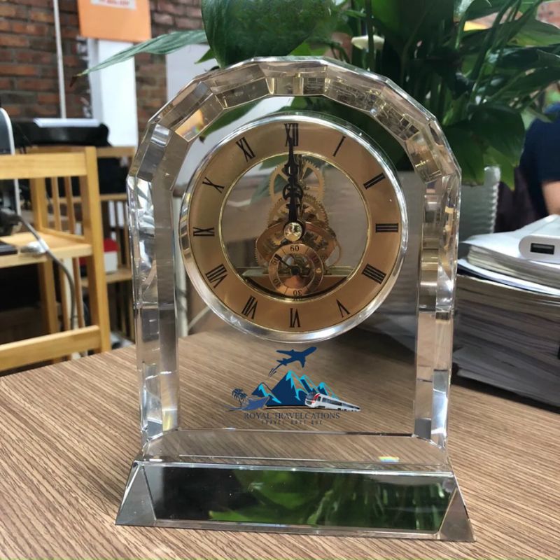 Đồng hồ pha lê để bàn ĐHPLPPR03