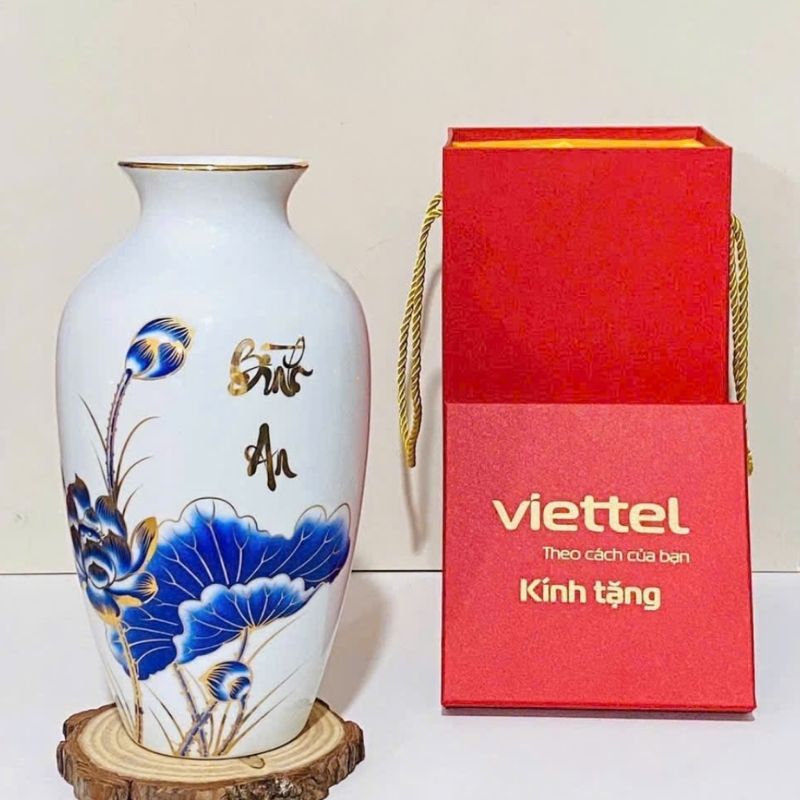 Bình cắm hoa sứ BHSPPR10