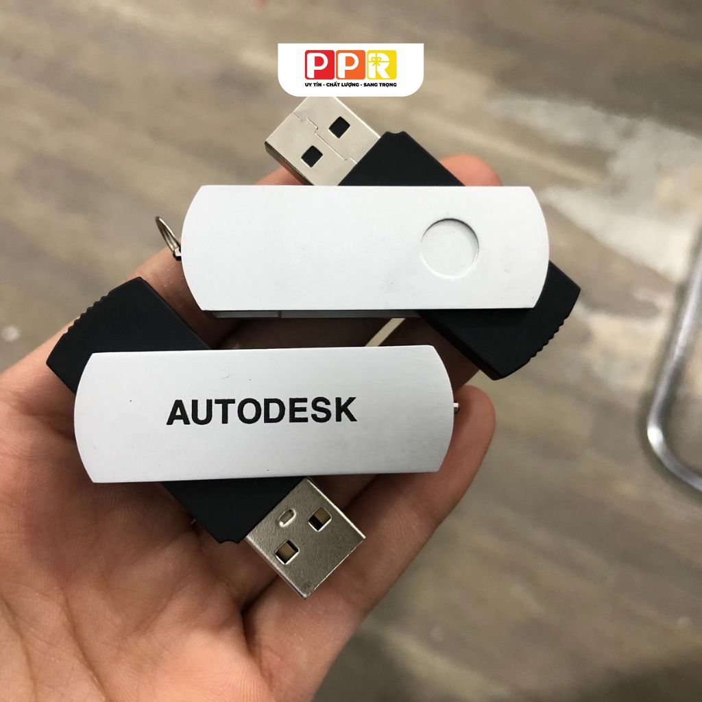 USB in logo theo yêu cầu