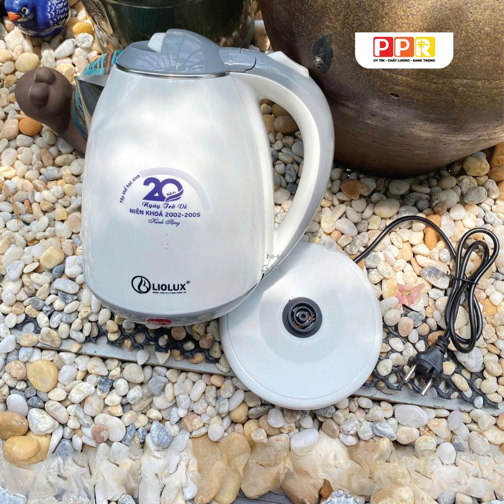 ấm đun nước siêu tốc in logo theo yêu cầu
