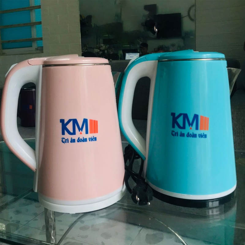 Ấm Siêu Tốc In Logo Theo Yêu Cầu Quà Tặng Khách | ASTPPR03