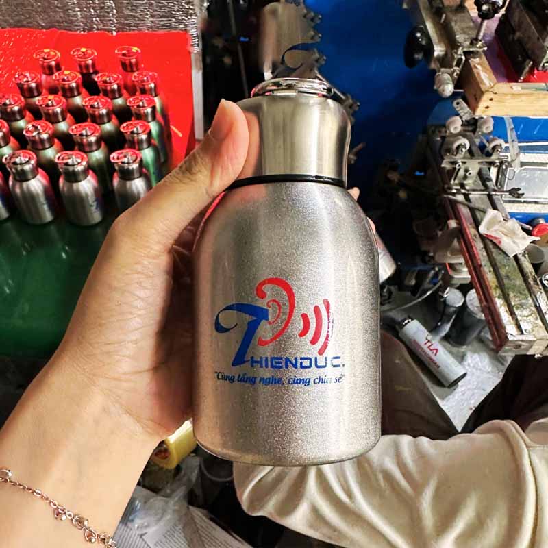 Bình Giữ Nhiệt Lựu Đạn In Logo Thương Hiệu | BGNPPR09