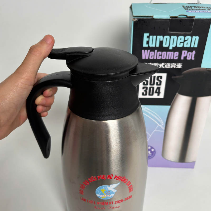 Bình Giữ Nhiệt 2000ml In Logo Doanh Nghiệp | BGNPPR19