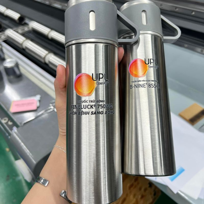 Bình Giữ Nhiệt Kèm Hai Cốc In Logo Doanh Nghiệp | BGNPPR02