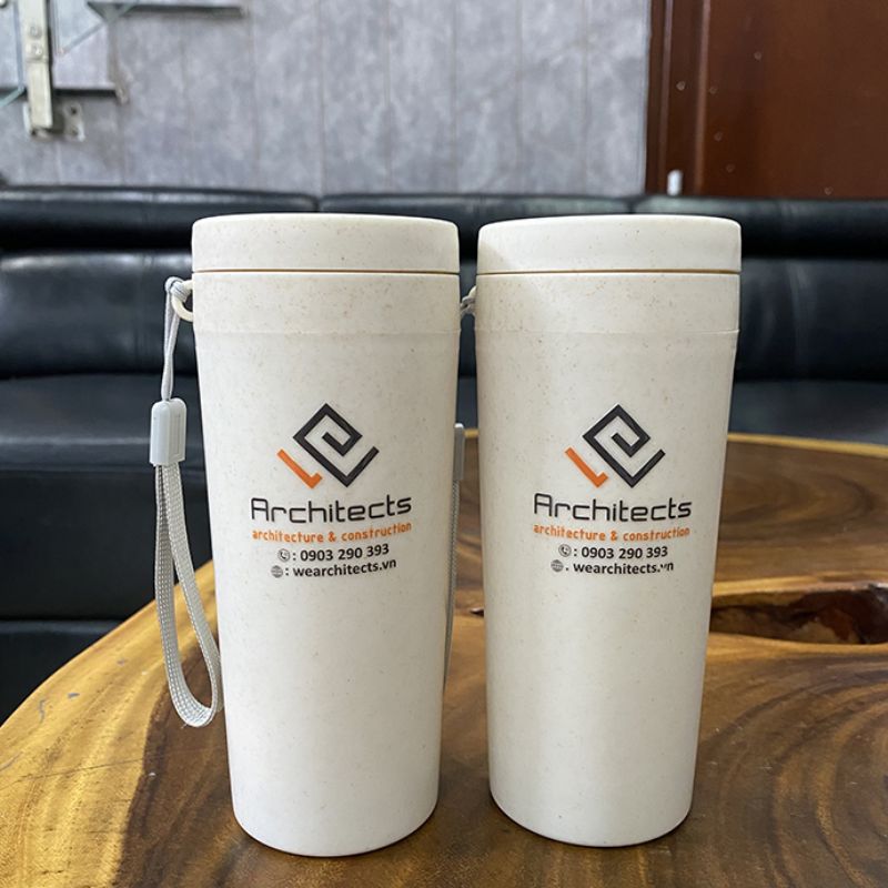 Cốc Nhựa Lúa Mạch In Logo Theo Yêu Cầu | CNPPR03