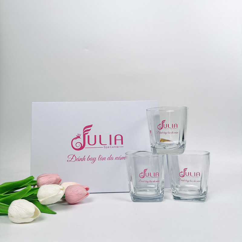 Bộ 6 Cốc Thủy Tinh VAT In Logo Theo Yêu Cầu | CTTPPR05