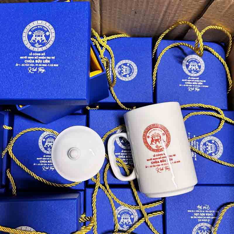 Cốc Sứ Có Nắp Size Đại In Logo Theo Yêu Cầu | CSPPR05
