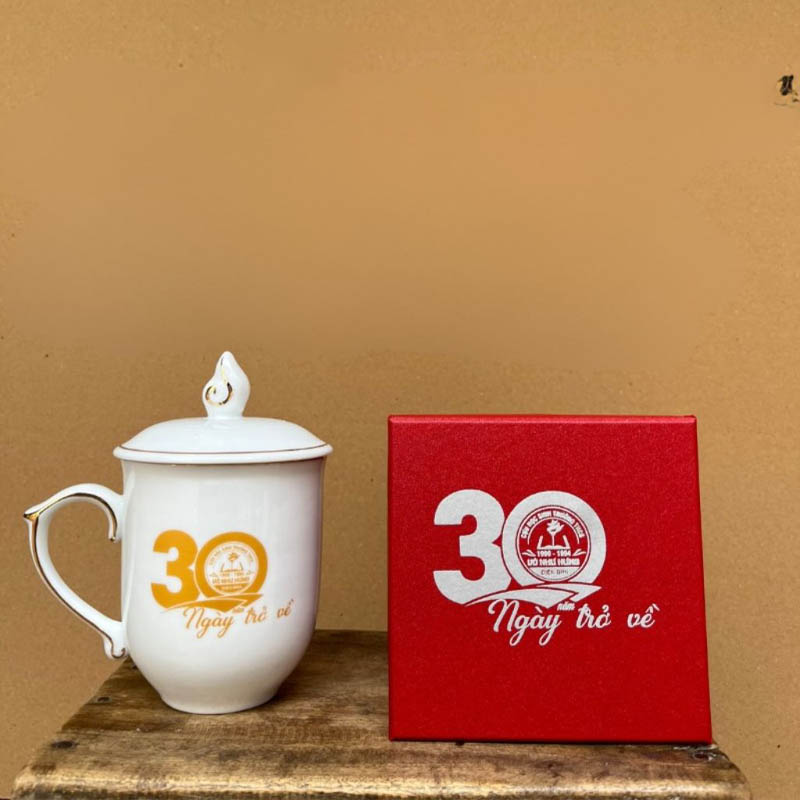 Cốc Sứ Minh Long In Logo Làm Quà Tặng Doanh Nghiệp | CSPPR02