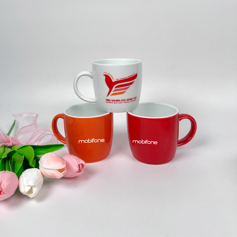 Cốc Sứ Nhiều Màu In Logo Theo Yêu Cầu | CSPPR03