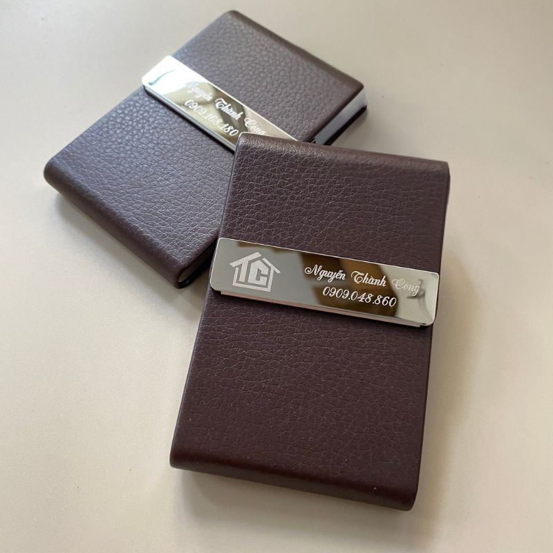Hộp Đựng Namecard Khắc Logo Theo Yêu Cầu | HNCPPR16