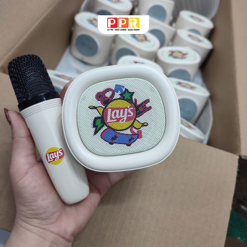 loa bluetooth in logo theo yêu cầu