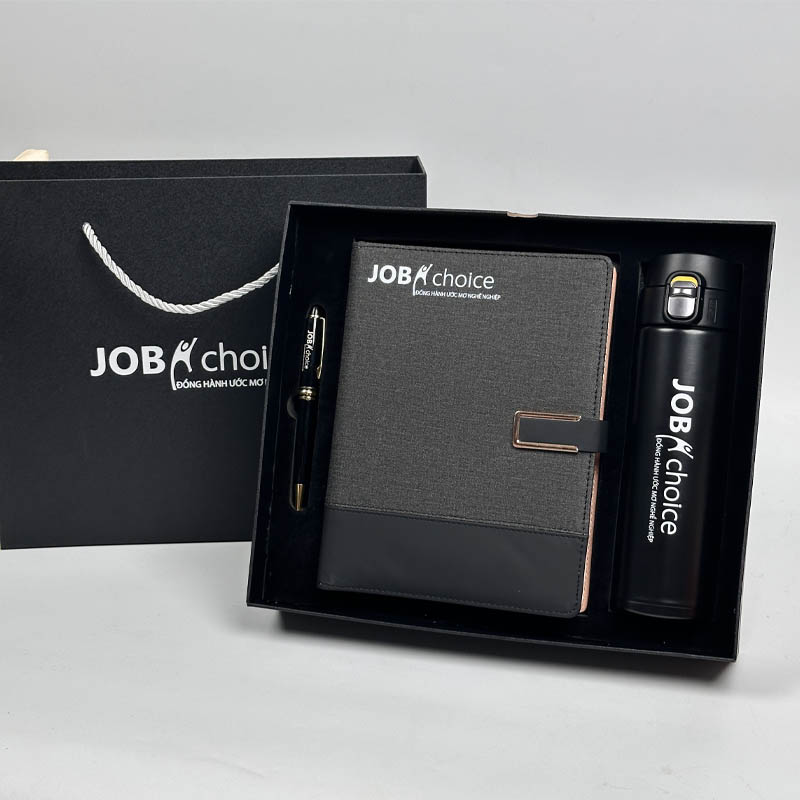 set sổ bình bút in logo theo yêu cầu