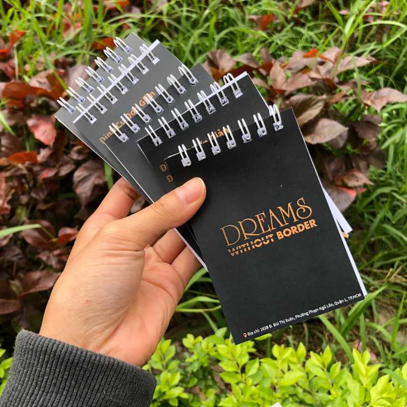 Sổ Lò Xo Bìa Giấy A6 In Logo Theo Yêu Cầu | SLXPPR01