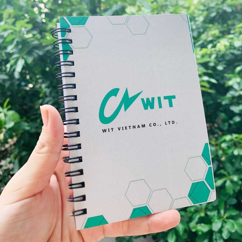 Sổ Lò Xo Bìa Giấy A6 In Logo Theo Yêu Cầu | SLXPPR01