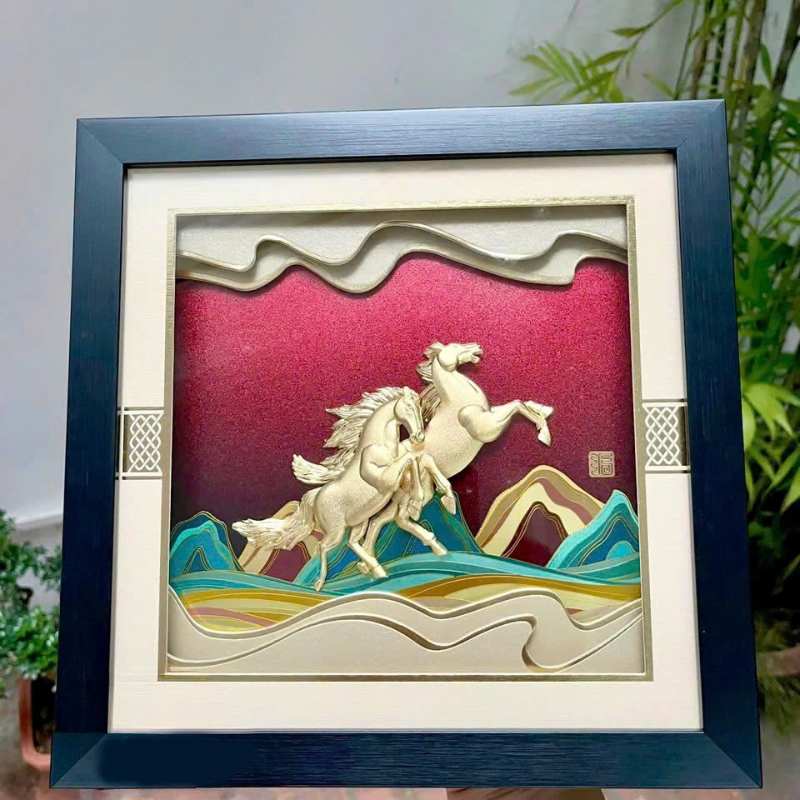 Tranh Mạ Vàng Treo Tường Quà Tặng Doanh Nghiệp | QCCPPR05