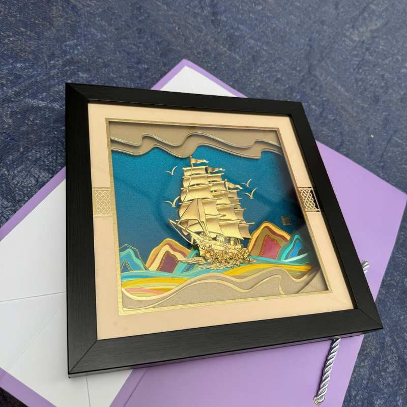 Tranh Mạ Vàng Treo Tường Quà Tặng Doanh Nghiệp | QCCPPR05