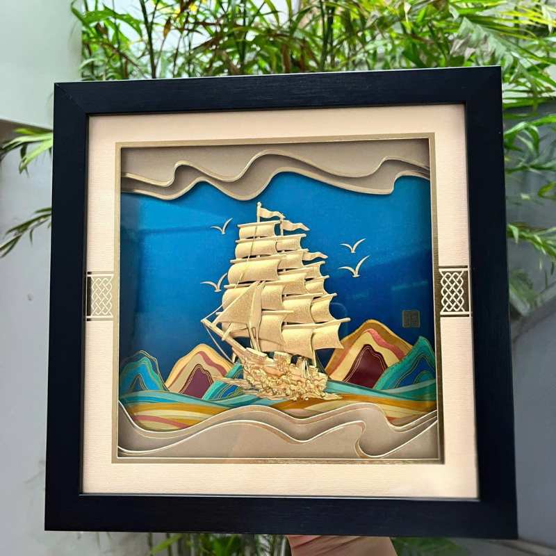 Tranh Mạ Vàng Treo Tường Quà Tặng Doanh Nghiệp | QCCPPR05