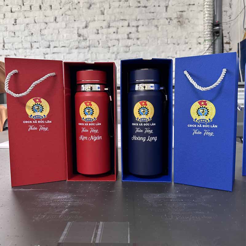 Set Bình Giữ Nhiệt 800-1000ml In Logo Doanh Nghiệp | SBGNPPR06