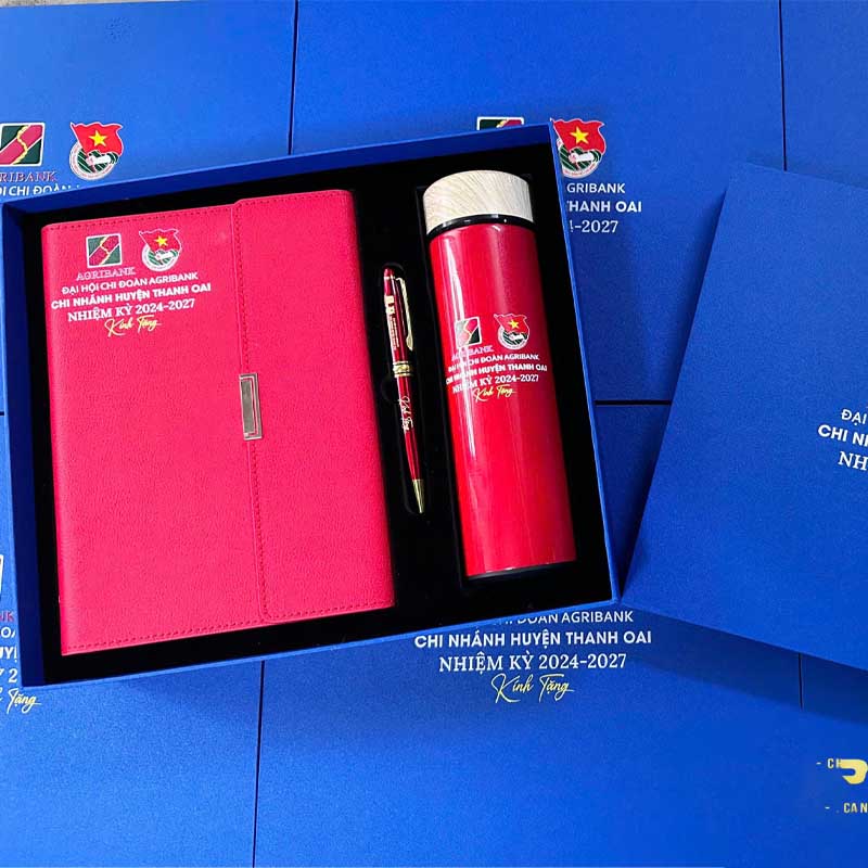 Set Sổ Bình Bút In Theo Yêu Cầu | SBBPPR05